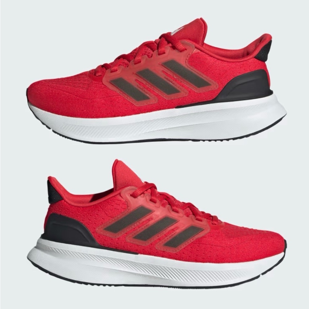 Adidas UltraRun 5 J  Red black Running Shoes Youth JQ5553 New With Box